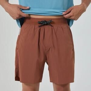 STACK Athletics The Tourney Pickleball Shorts 6” Brown Small